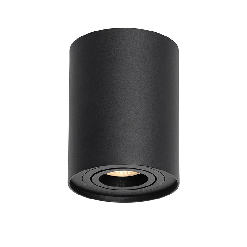 Smart plafondspot zwart verstelbaar incl. Wifi GU10 - Rondoo up