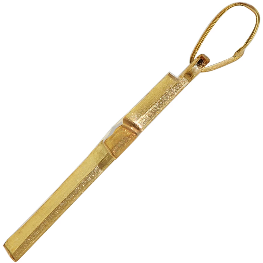 trendor Kreuz für Kinder Gold 3338 Karat 18 mm + goldplattierte Kette gold