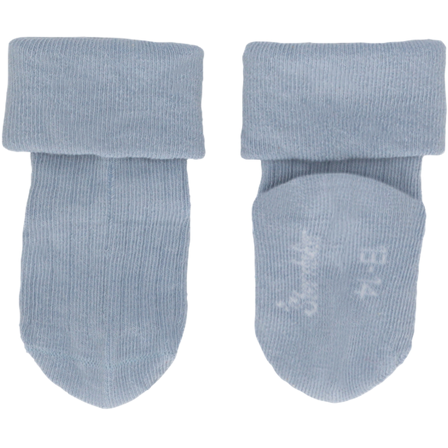 Sterntaler Baby-Socken DP Rippe graublau