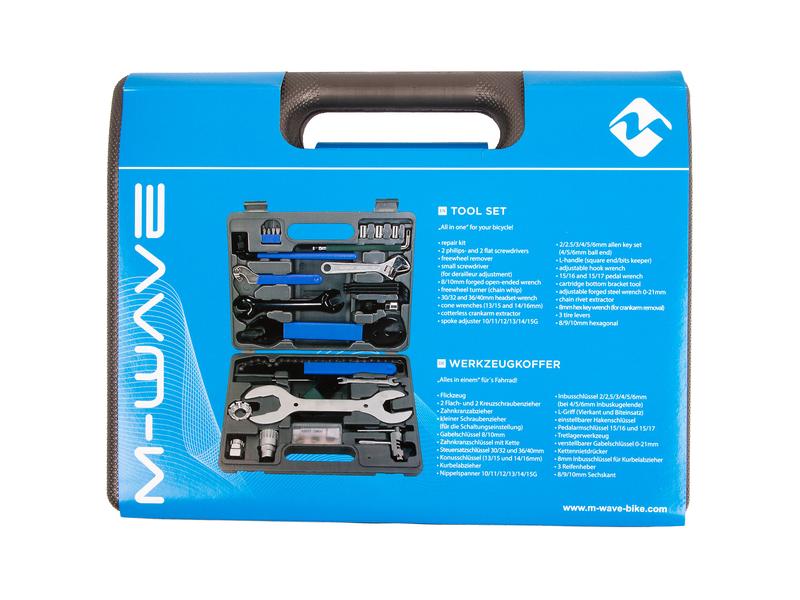M-Wave Werkzeugset Portable Clinic Fahrradwerkzeugkoffer