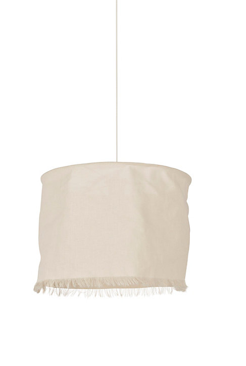 Suspension Linen E27 Ø38 x H.28 cm moka Corep