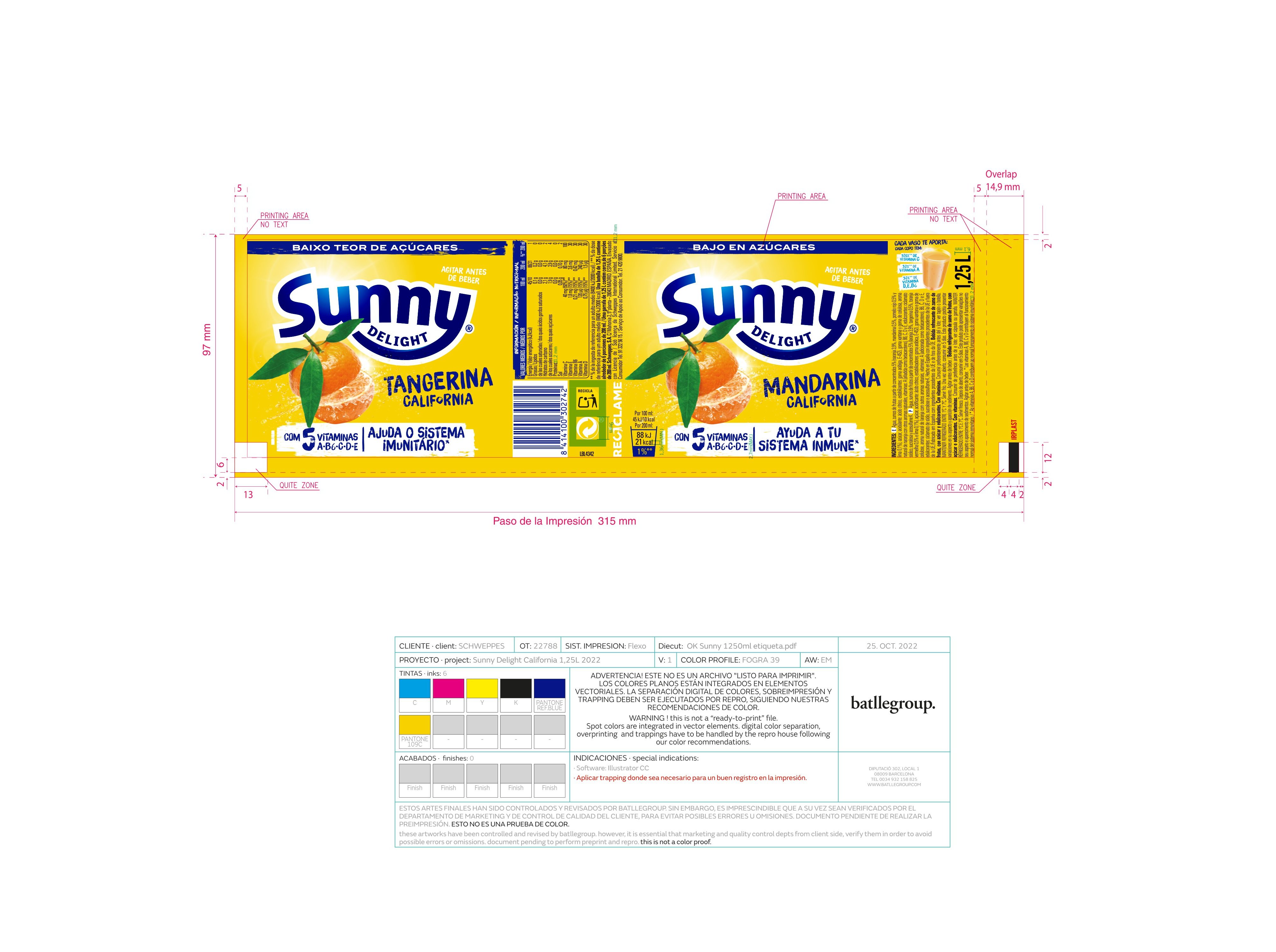 SUMO SUNNY DELIGHT CALIFÓRNIA 1.25L