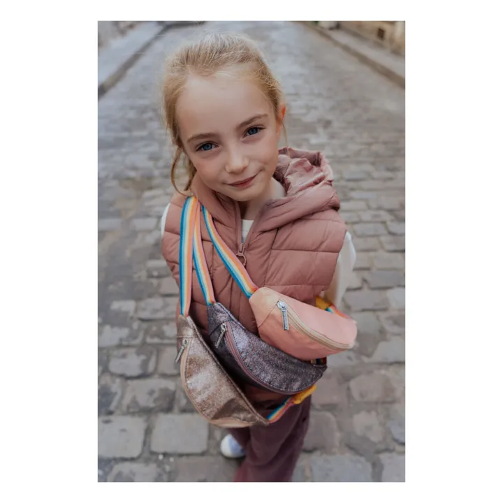 Caramel & Cie Sac Banane Paillette | Corail