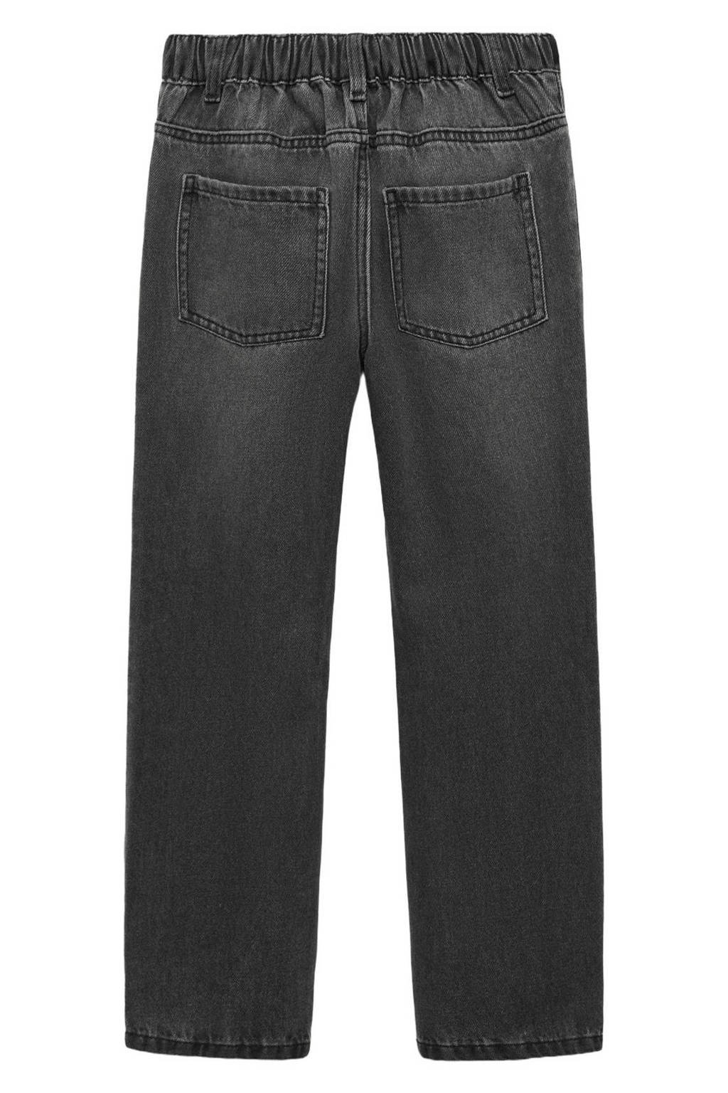 Mango Kids straight leg jeans grey denim