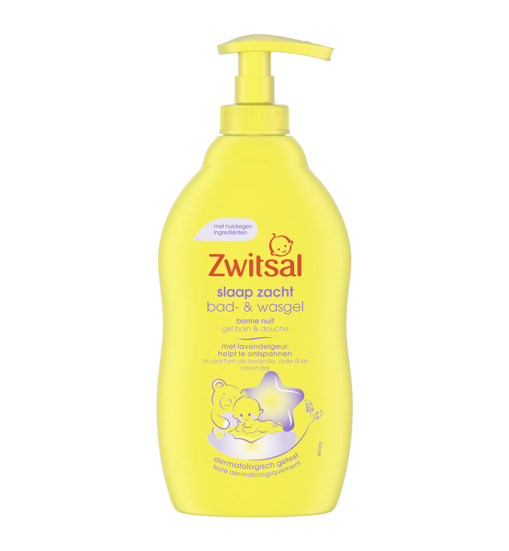 Zwitsal Bad/wasgel lavendel (400 ml)