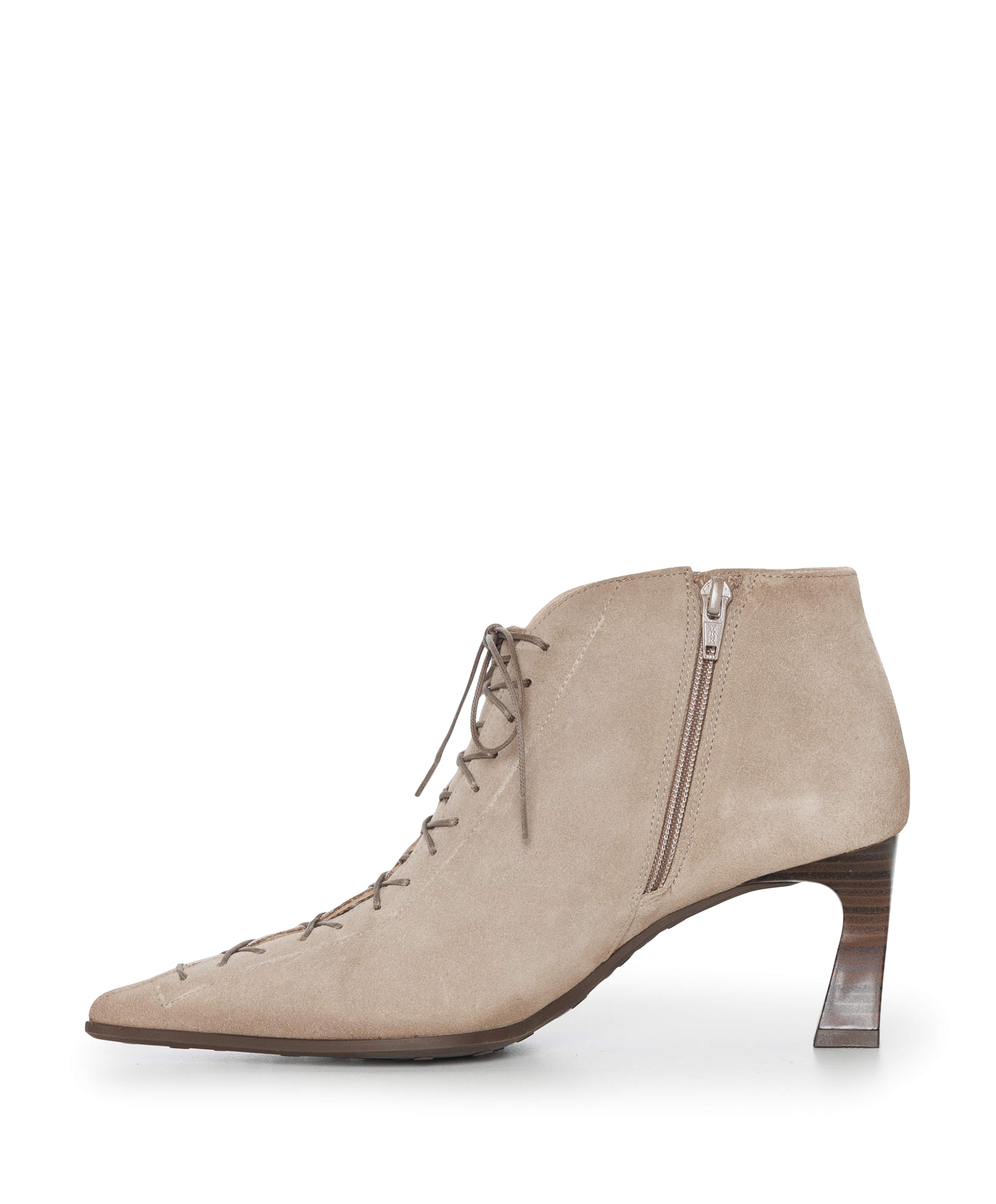 Hispanitas dames enkellaarzen beige