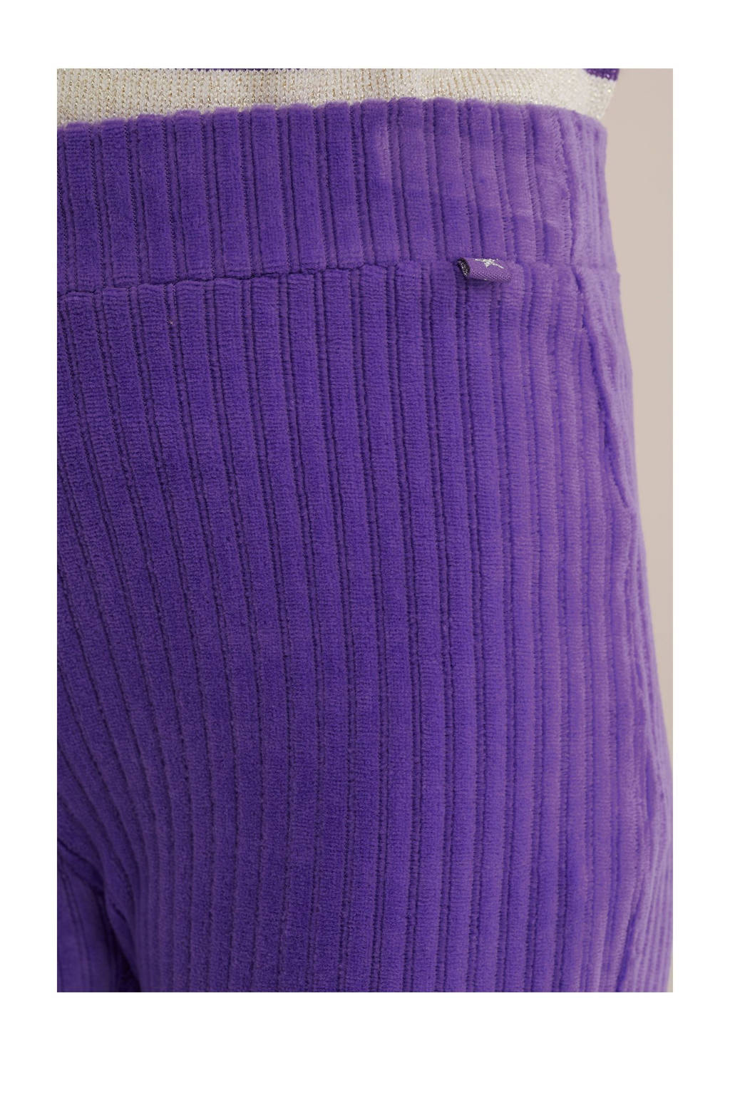 WE Fashion velours flared broek