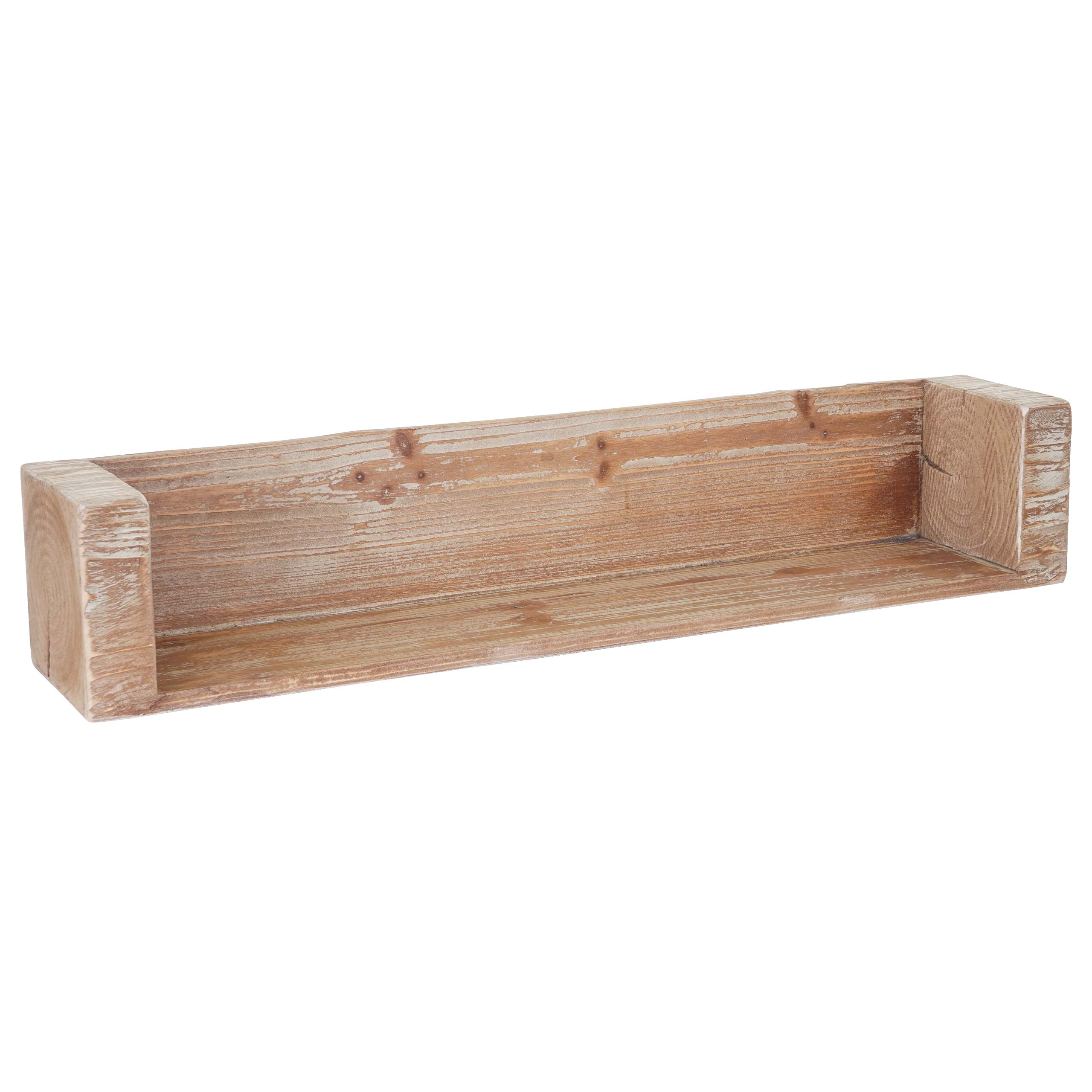 Wandregal MCW-A15, Hängeregal Bücherregal, Tanne Holz rustikal massiv MVG-zertifiziert ~ 60cm
