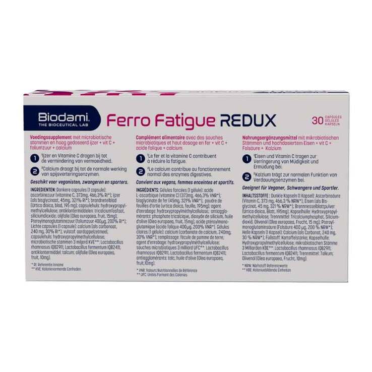 Ferro Fatigue Redux Kapseln , 30 St