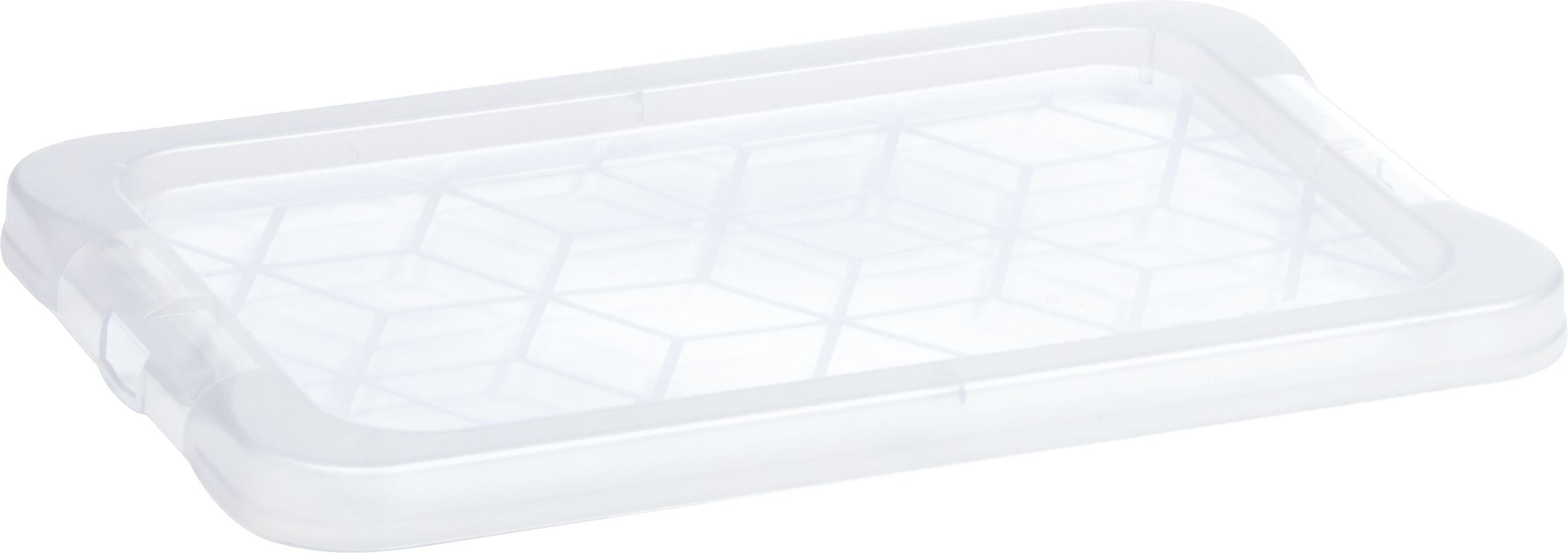 EVO Deckel Aufbewahrungsbox - Transparent / B: 17.5 cm x T: 27.5 cm x H: 1.6 cm