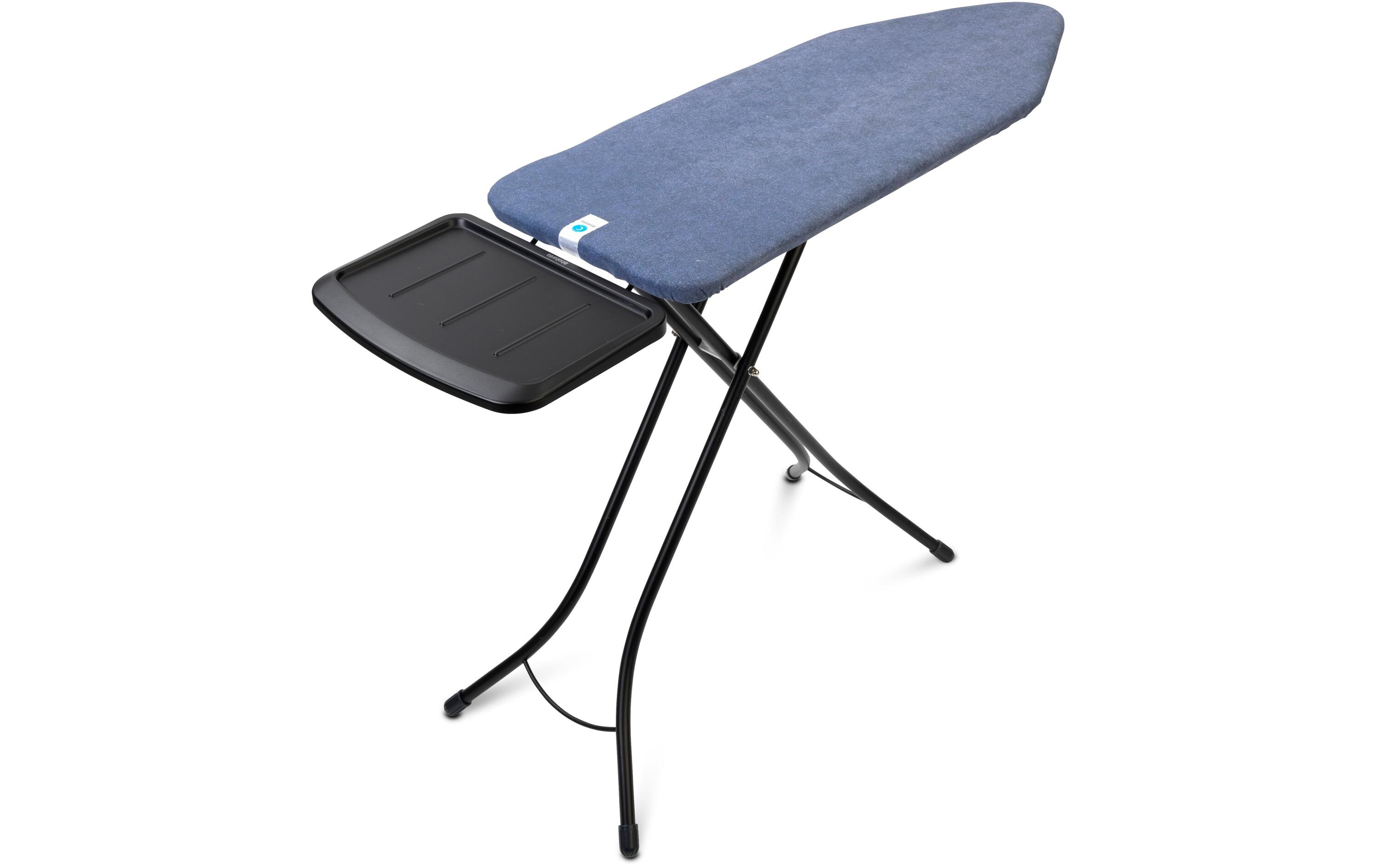 Bügeltisch mit Dampfstationsablage Denim Blue<br>Bügelbrett C, 125 cm x 45 cm