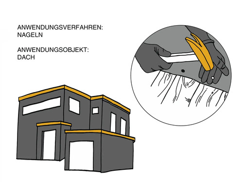 Quandt Bitumen Dakvilt Qualitekt® G200 DD-8 geschuurd grijs 10 x 1 m rol = 10 m²