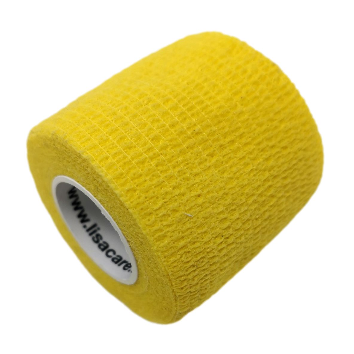 LisaCare latexfreier Pflasterverband - Gelb - 5cm x 4,5m