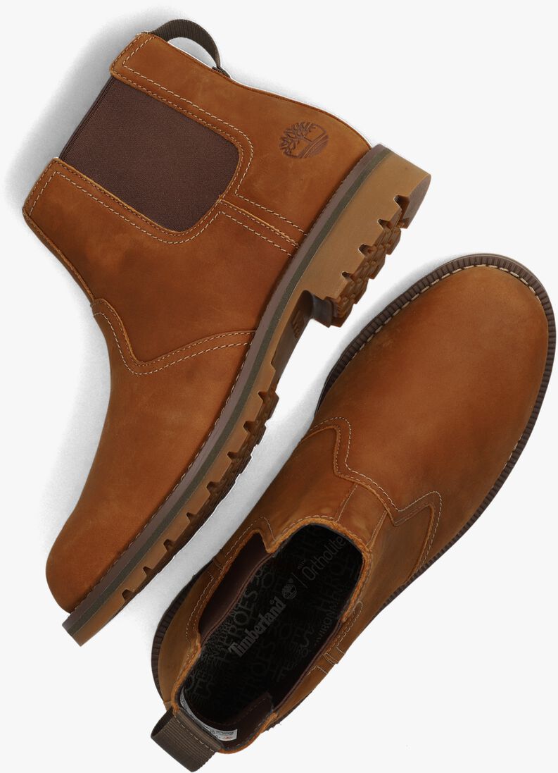 TIMBERLAND camel timberland chelsea boots larchmont ii chelsea