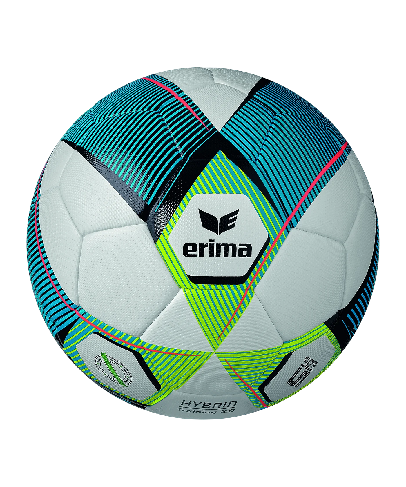 Erima Hybrid Trainingsball 2.0 Blau Grün