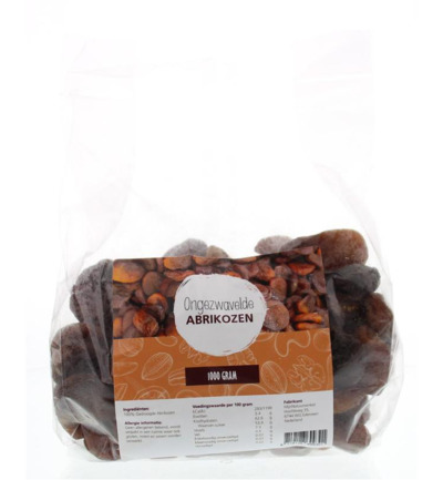 Mijnnatuurwinkel Abrikozen Ongezwaveld (1000 gr)