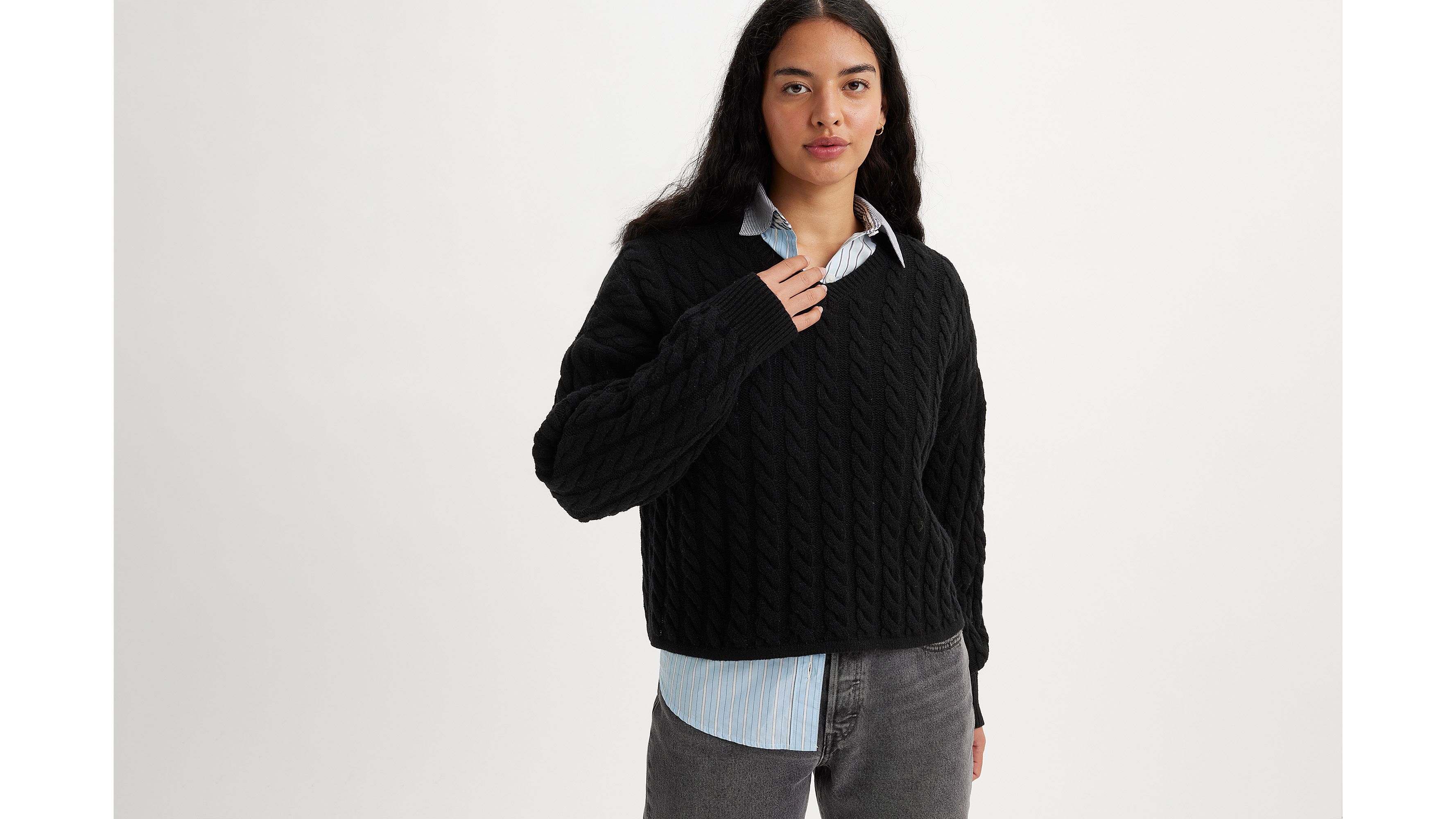 Pull-over Rae - Caviar - Noir