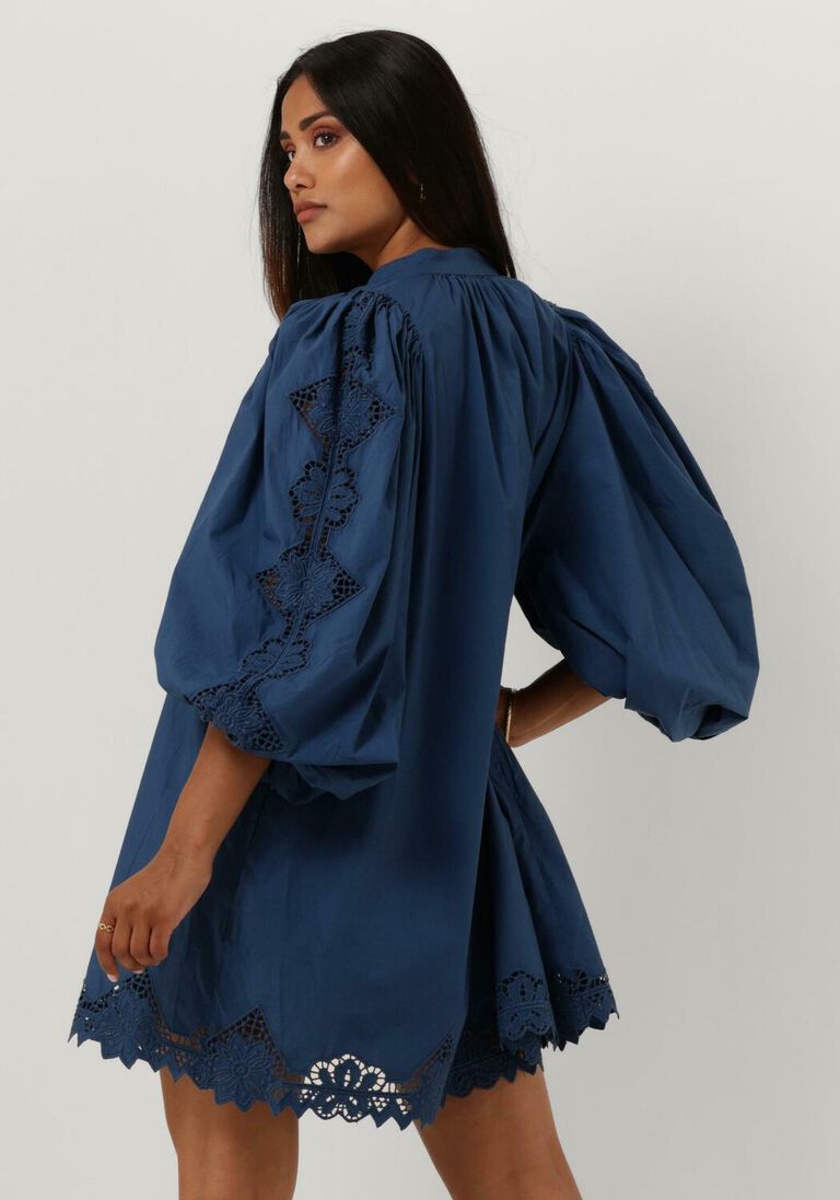 VANESSA BRUNO blauwe vanessa bruno mini jurk vanessa