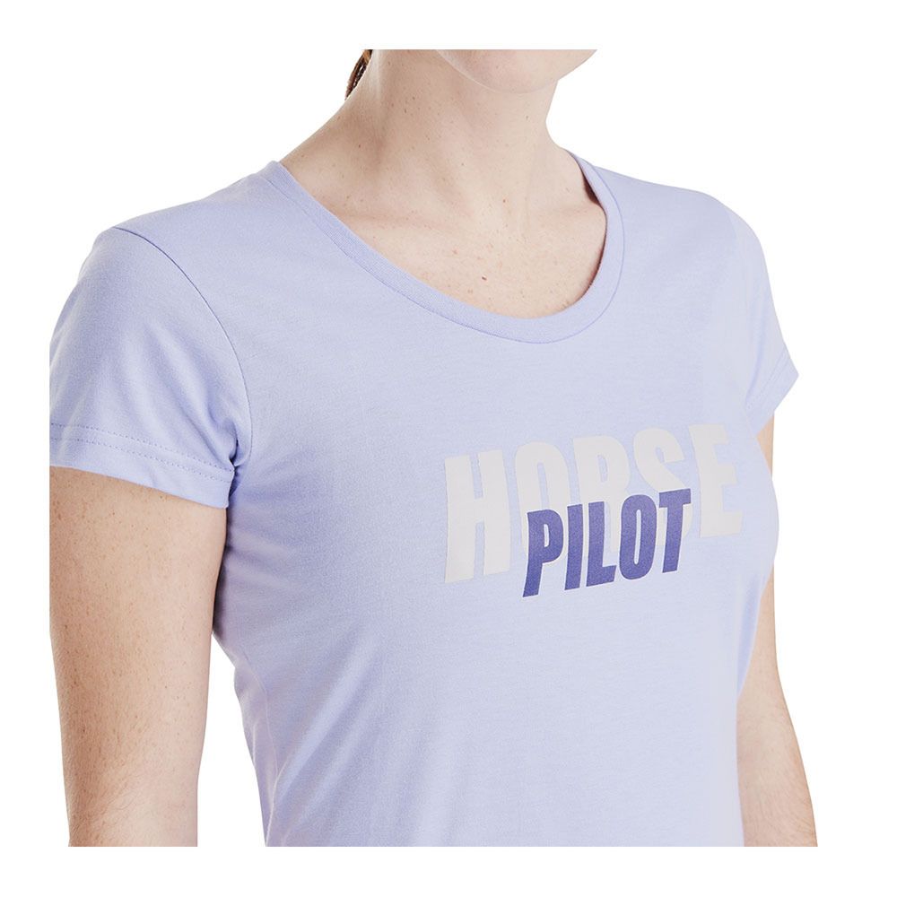 Horse Pilot TEAM - Tee-shirt Femme lavender