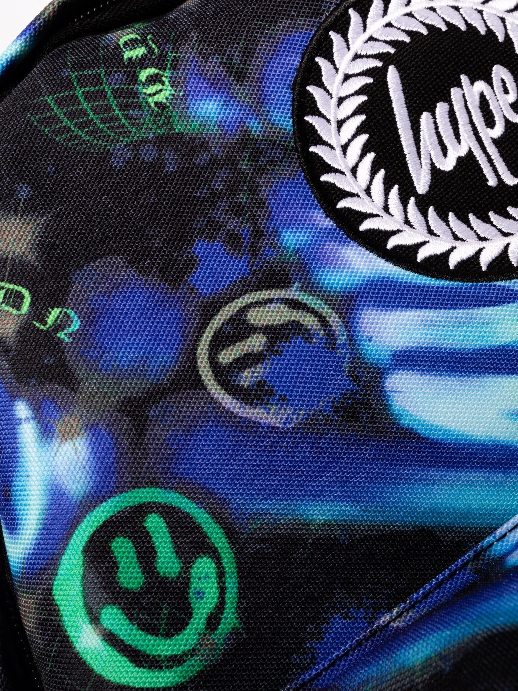 Hype. Blauwe Electric Smile Iconic rugzak voor jongens