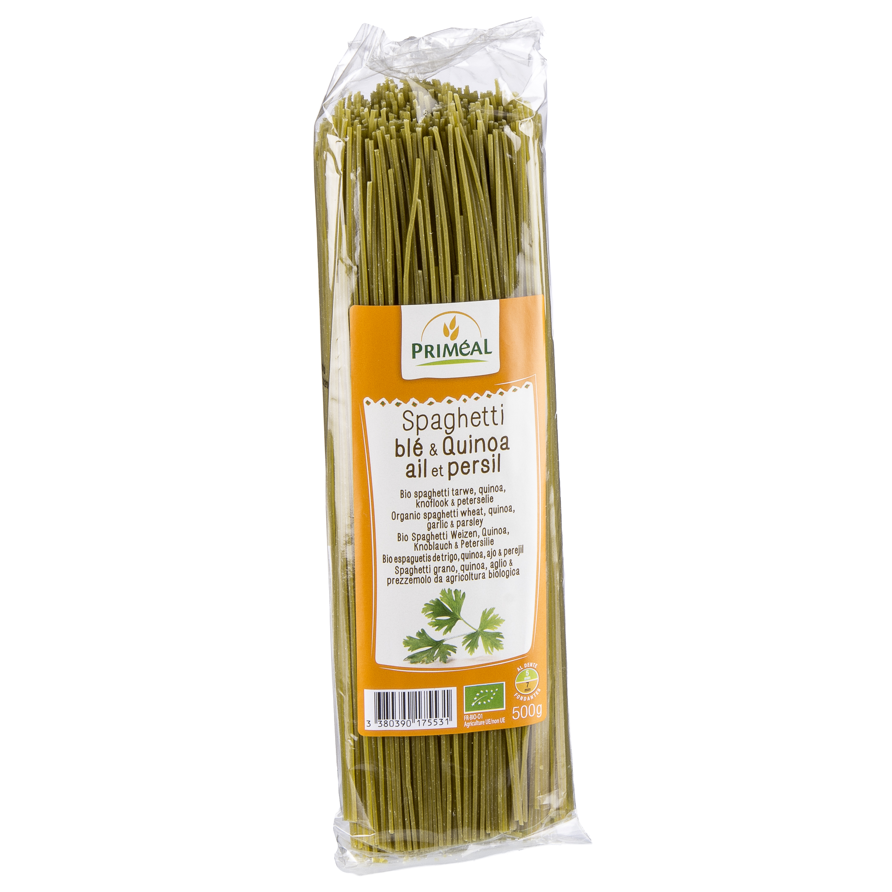 PRIMEAL Spaghetti<br>500 g, Quinoa Knoblauch-Petersilie