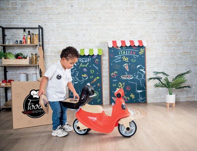 Smoby Food Express Gåsykkel, Rød
