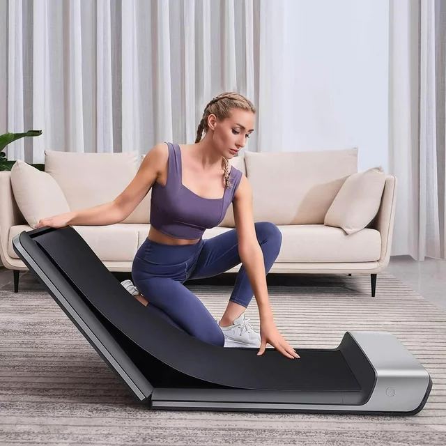 Esteira dobrável WalkingPad, ultrafina e dobrável, portátil, segura e sem necessidade de suporte, ideal para exercícios e corrida. Cor: Cinza (0,5-3,72 MPH).