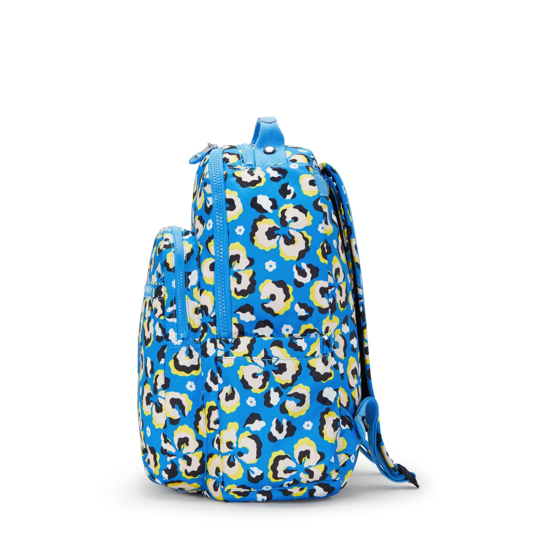 SEOUL Grand Sac à Dos Avec Protection Pour Ordinateur Portable - Leopard Floral