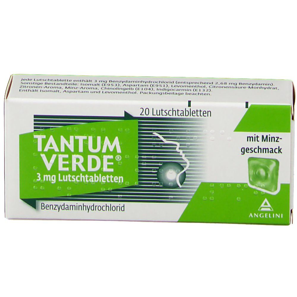 TANTUM VERDE® 3 mg mit Minzgeschmack Lutschtabletten