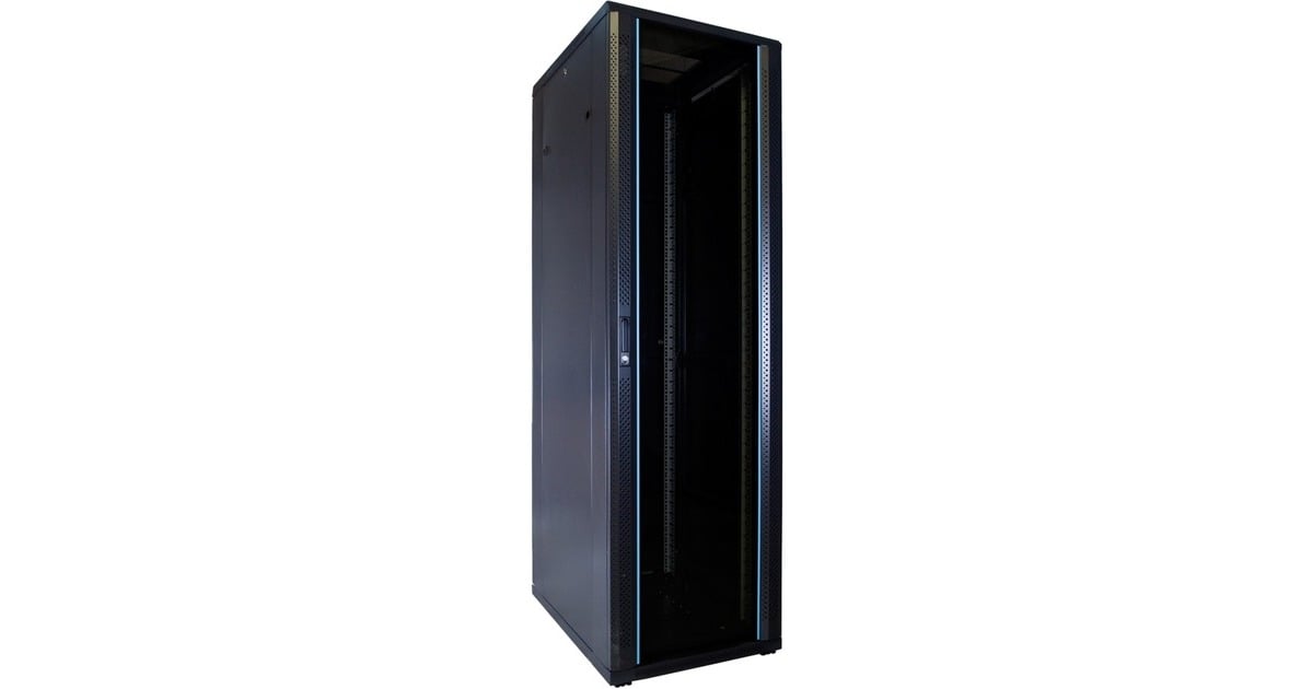 DSI42U serverkast met glazen deur - DS6842 server rack  (Zwart, 600 x 800 x 2000mm)