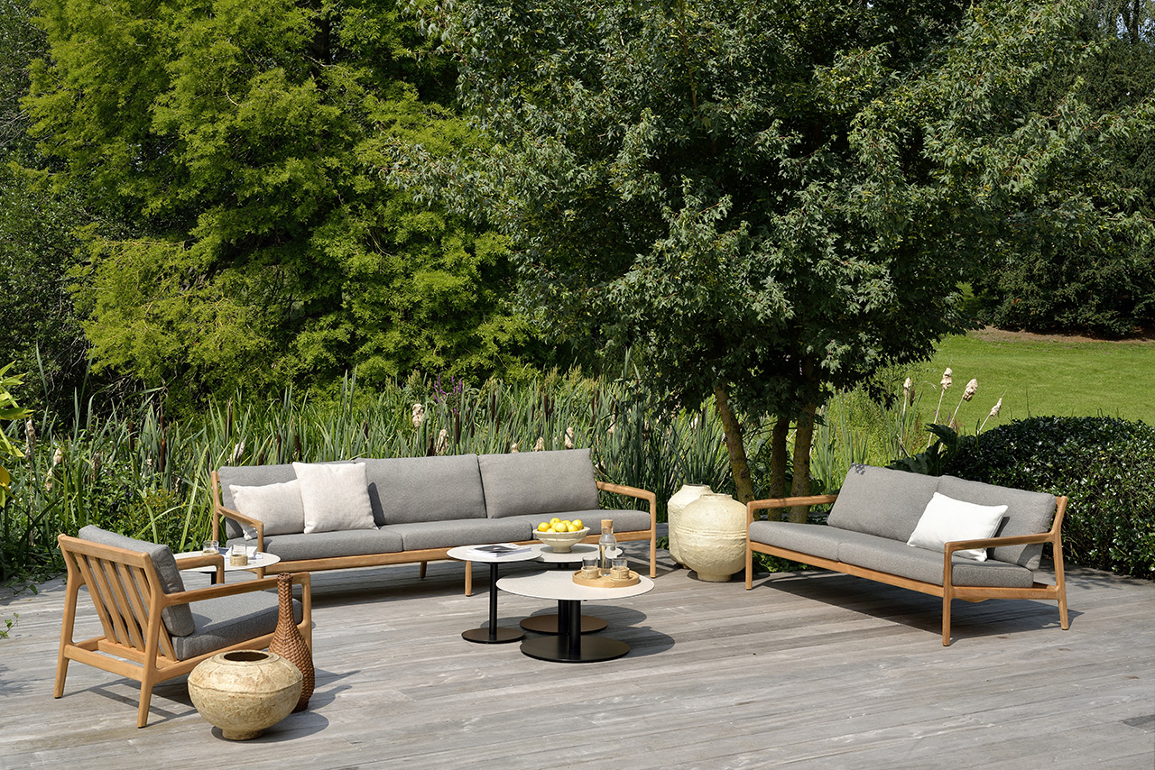 Teak Jack sofa 265 - outdoor - naturel