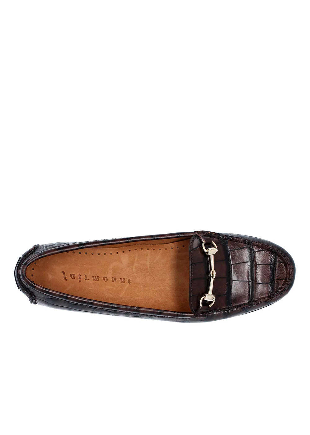 MOCASSIN B. CROCO DARK BROWN