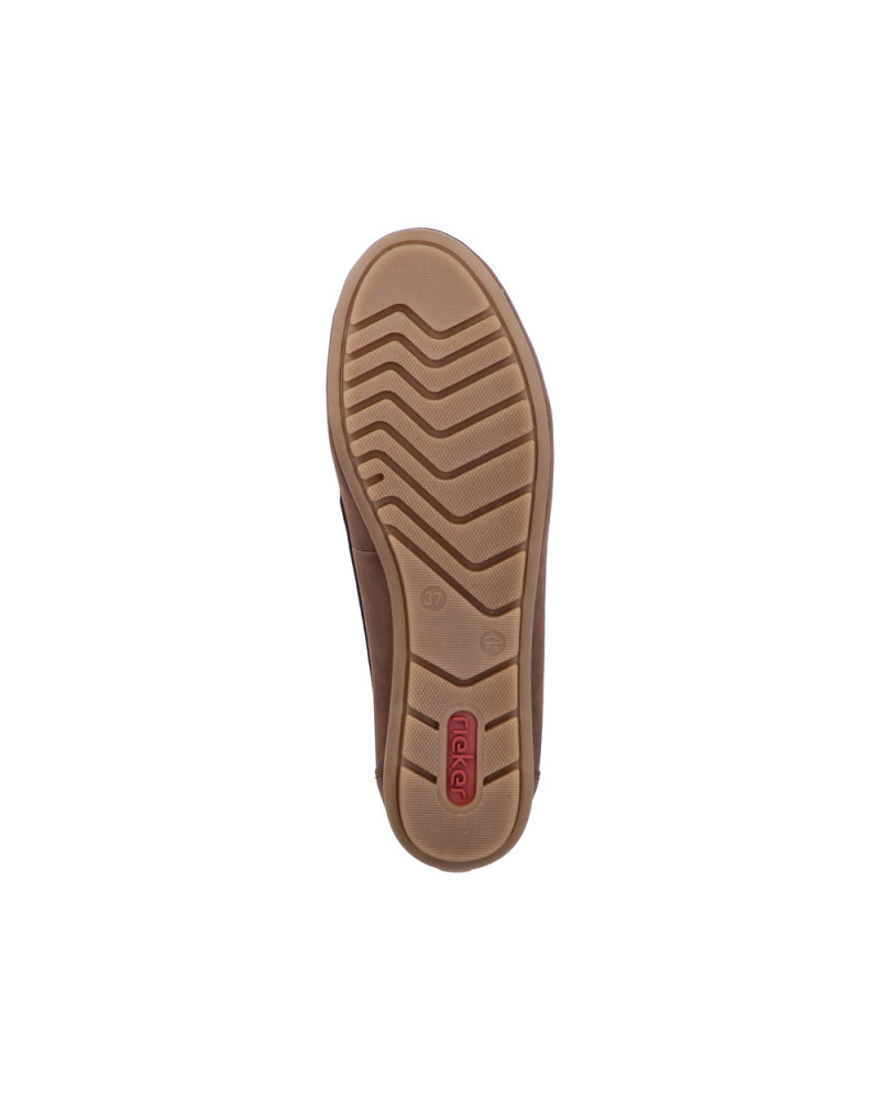 Rieker dame loafer - Brun