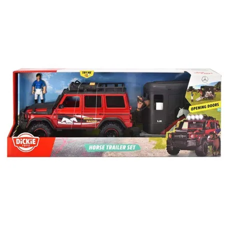 Dickie Toys Horse Trailer Set, Try Me