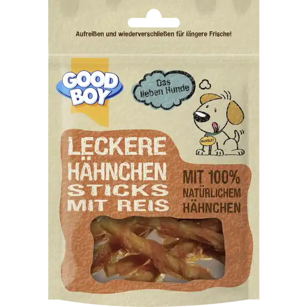 Pawsley Hähnchen-Kausticks mit Reis