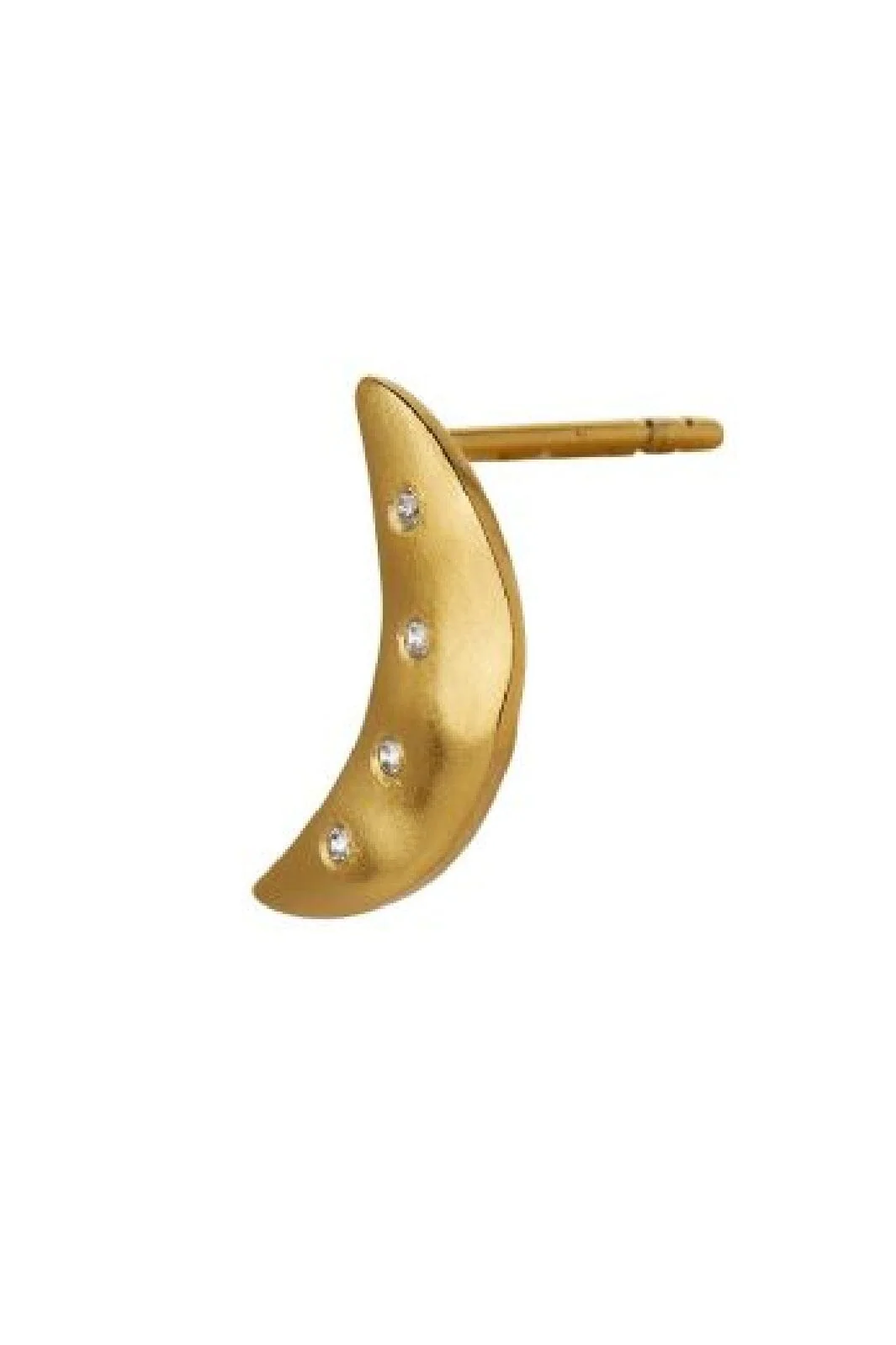Stine A Bella Moon Earring With Four Stones