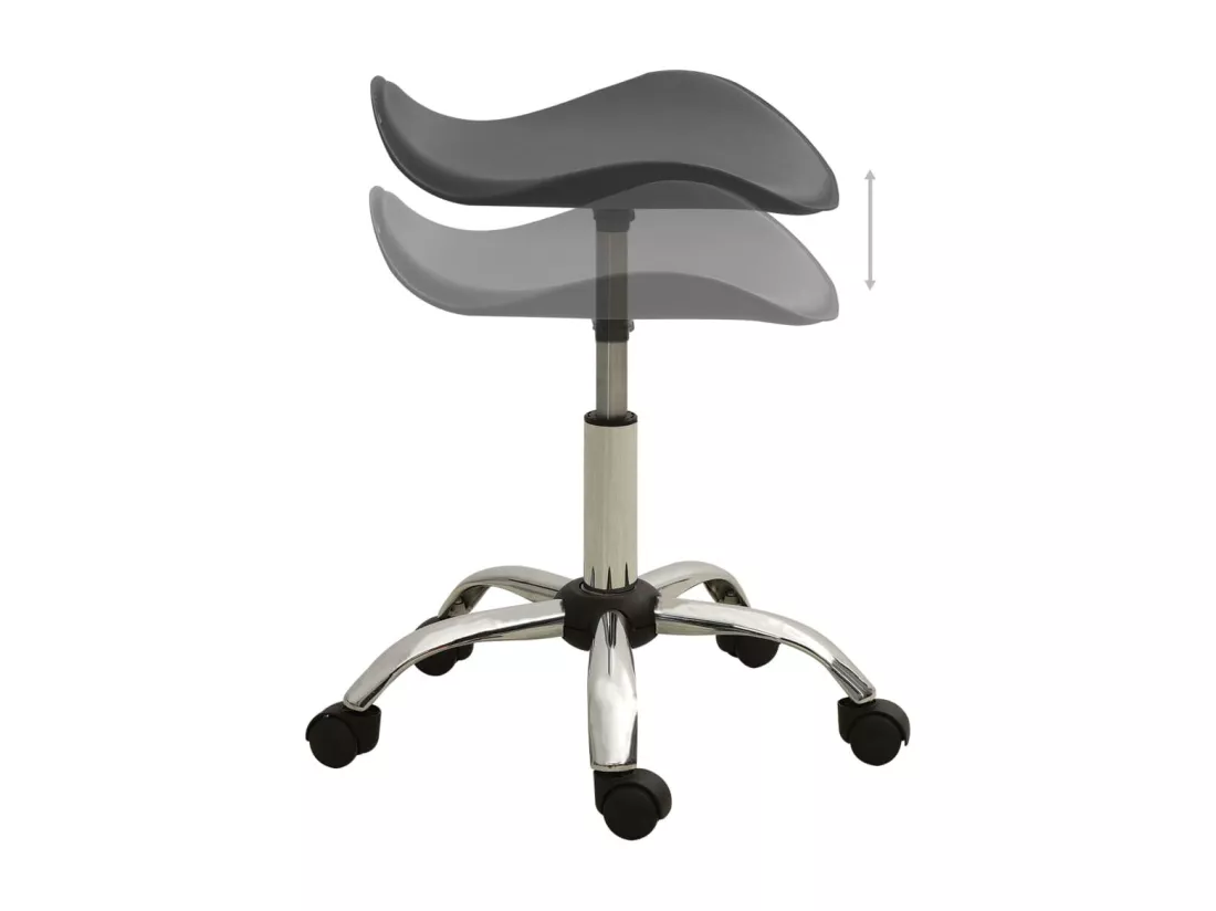 Chaise de massage Gris Similicuir