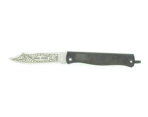 Douk Douk 160 Carbone - Manche Acier Noir Couteau de poche Le Thiers par Cognet Douk Douk