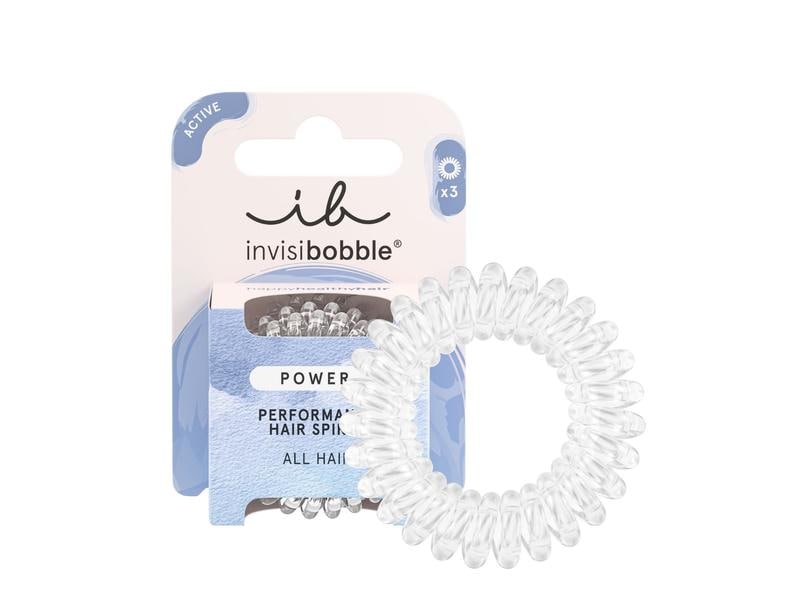 Invisibobble Haargummi Power Crystal Clear Haarbinder bieten starken Halt im alltäglichen Leben oder beim Sport