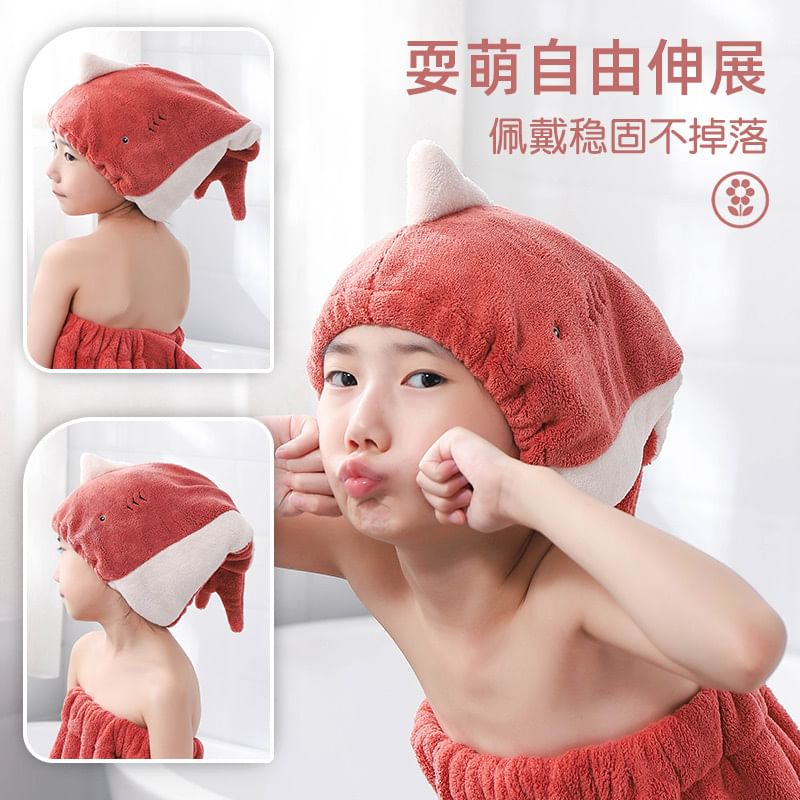 Choyu - Vis Koraal Fleece Haarhanddoek