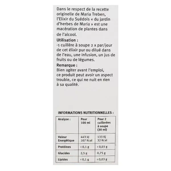 Dr Theiss Elixir Du Suédois 20° 200ml