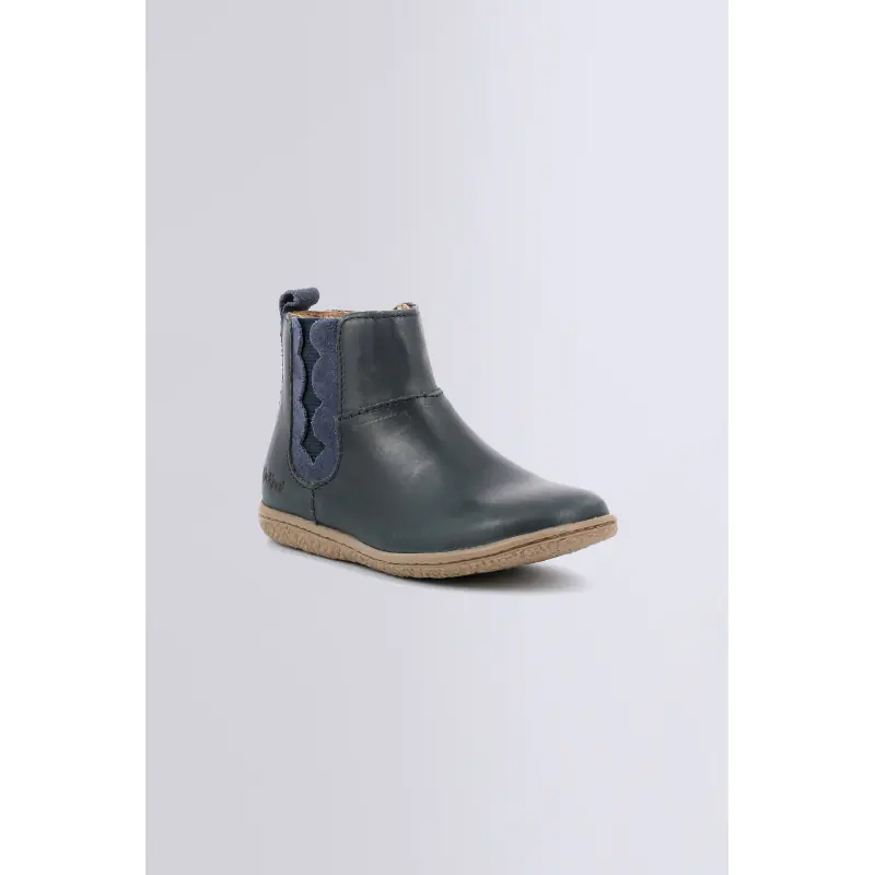 VETUDI MARINE METALLISE BOOTS Cuir Fille