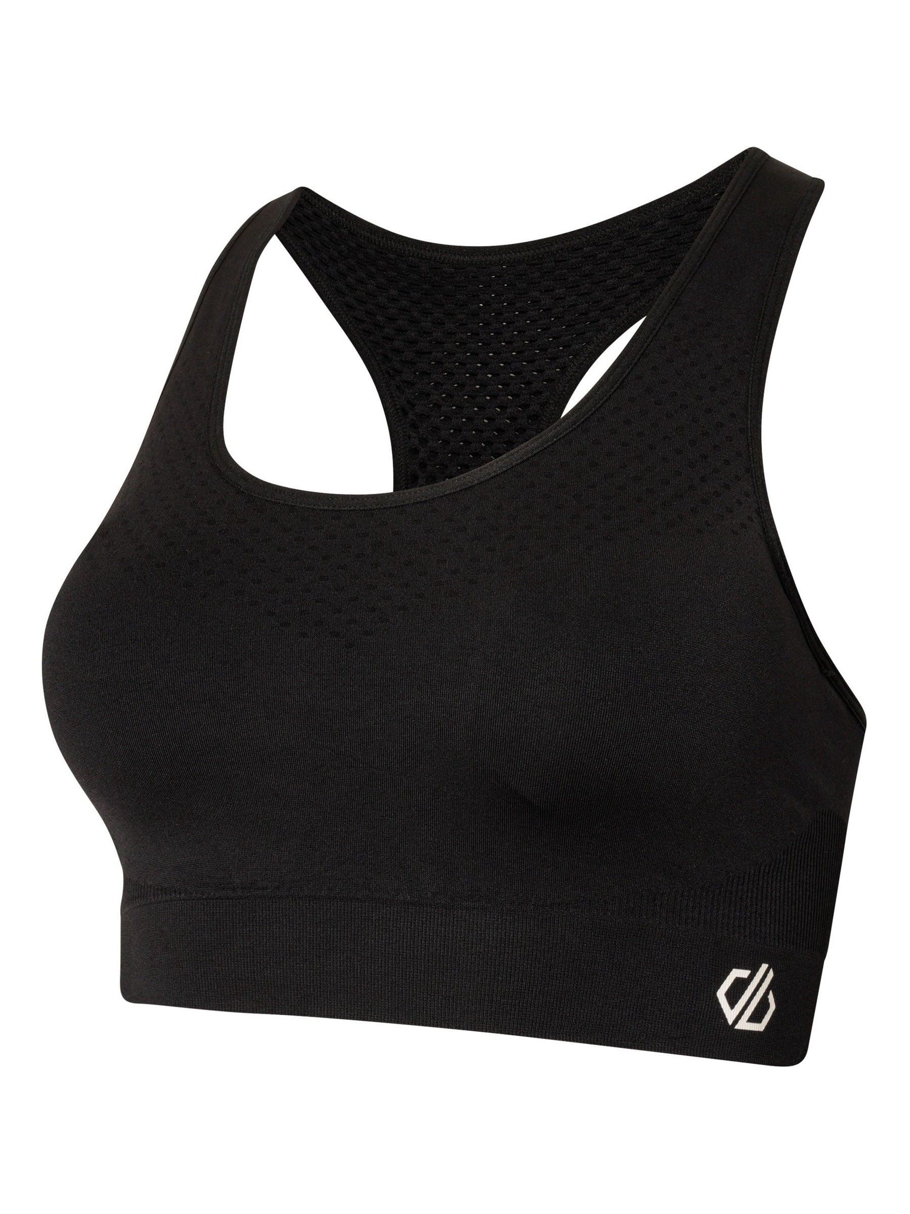 Zwart - Dare 2b Don't Sweat It II sportbeha voor dames