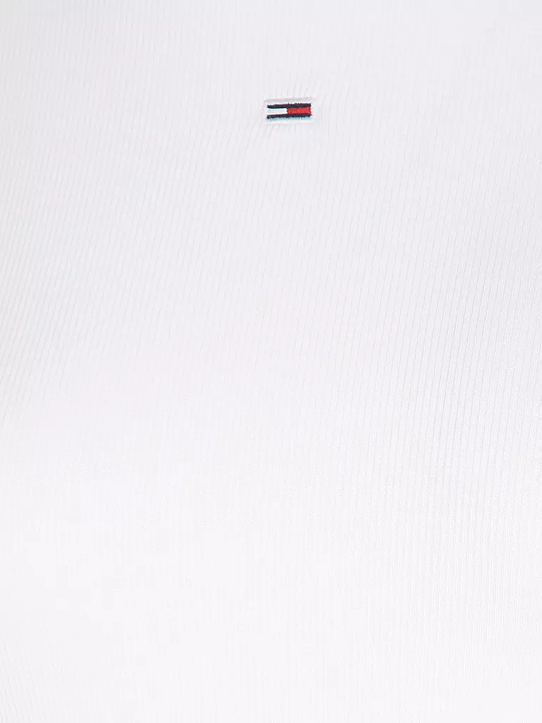TOMMY JEANS Langarmshirt weiss