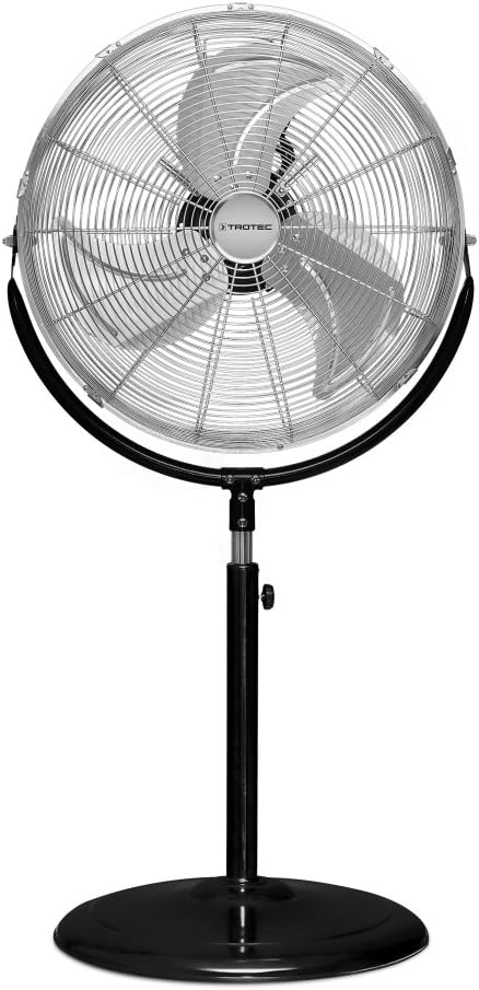 Ventilateur sur pied inclinable à 110° de 45cm 100W noir Trotec