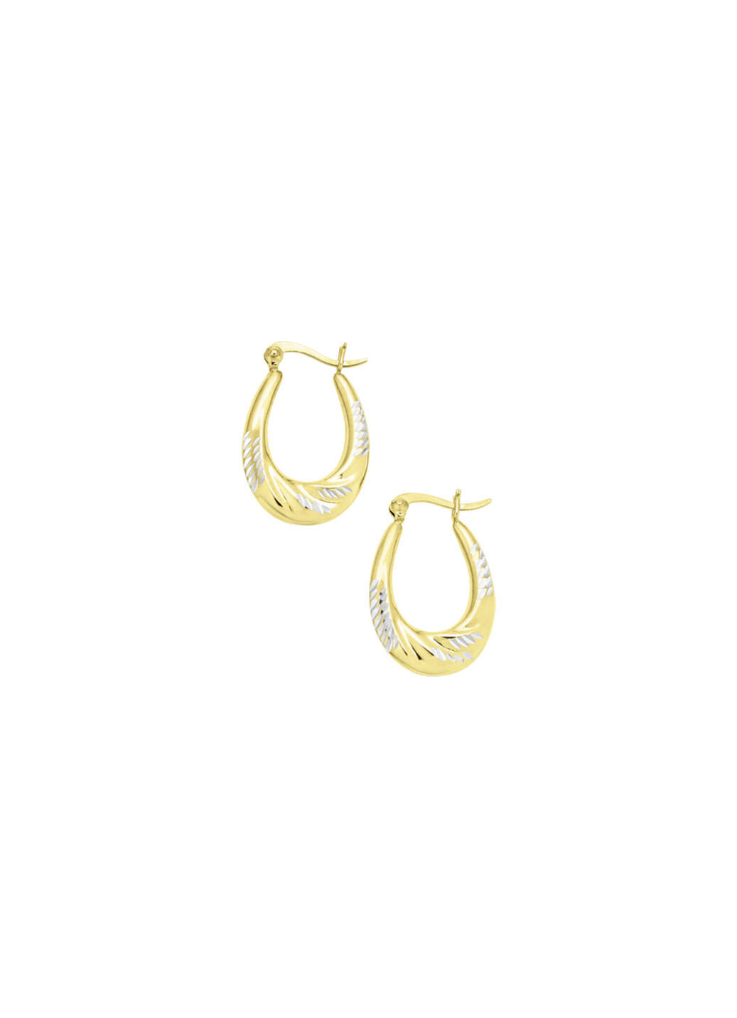 Eleganz und Glanz: Creolen in Bicolor
