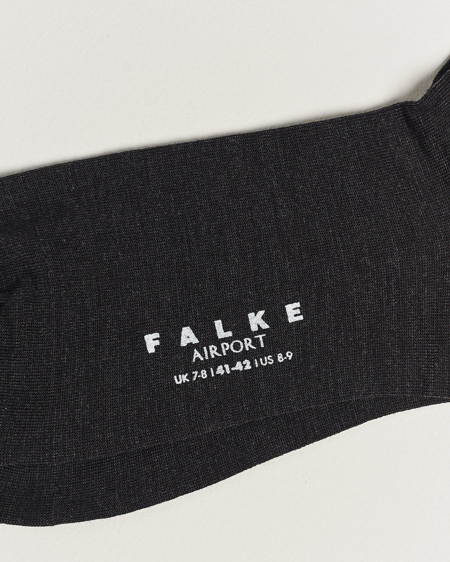 Falke Airport Socks Anthracite Melange