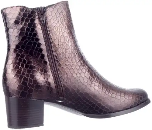 PieSanto brons 245447 - maat 38 enkellaars brons - maat 38 Calandschoen