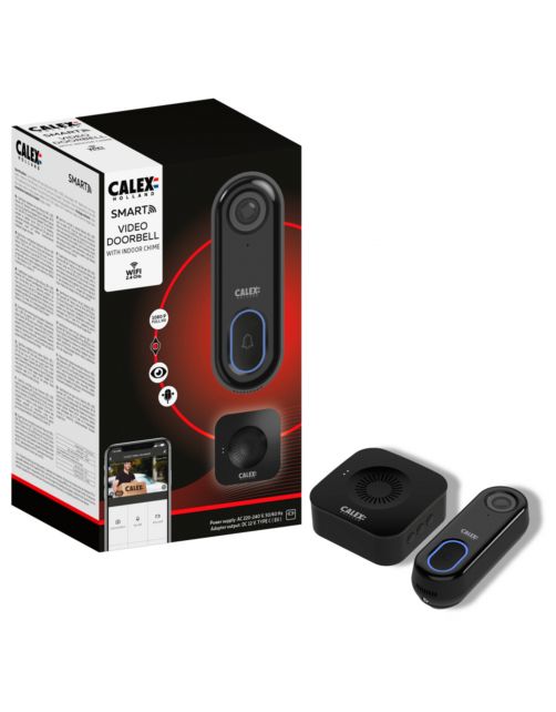 Calex Smart Videodeurbel - Bewaking -
