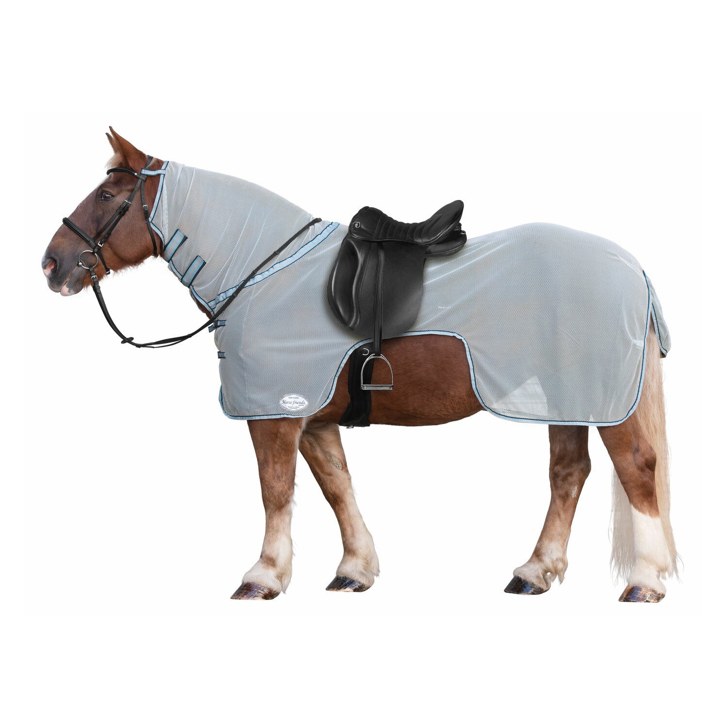 Horse-friends Fliegen-Ausreitdecke XL  - lightgrey